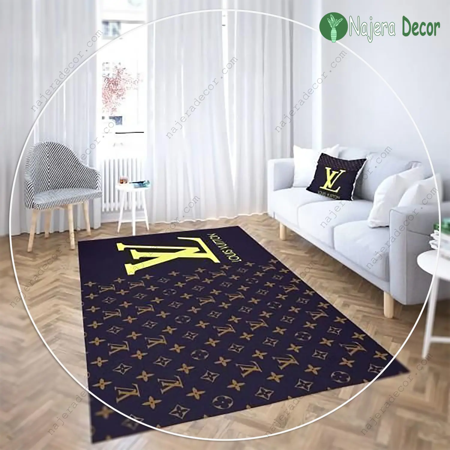 Louis vuitton new luxury area rug carpet home decor